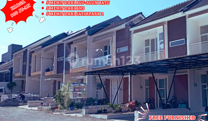 DIJUAL VILLA TENGAH KOTA WISATA BATU