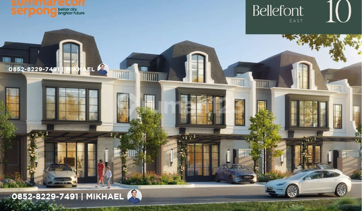 Exclusive Bellefont East Summarecon Serpong Cluster European Classic Style