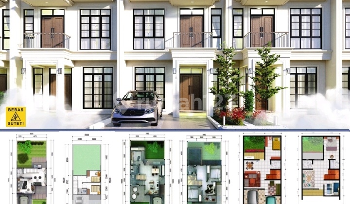 Dijual Rumah Baru American Clasic Lokasi Strategis Nyaman #BP05