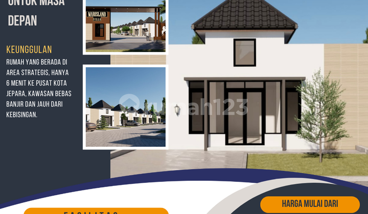 Rumah 1 Lantai 2 Kamar Tidur Lokasi Strategis 1