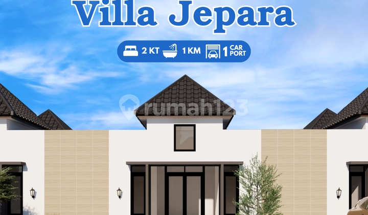 Rumah 2 Kamar Tidur Desain Minimalis Modern  1