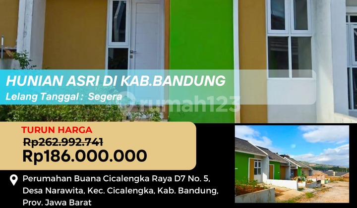 Rumah Asri di Kabupaten Bandung 1