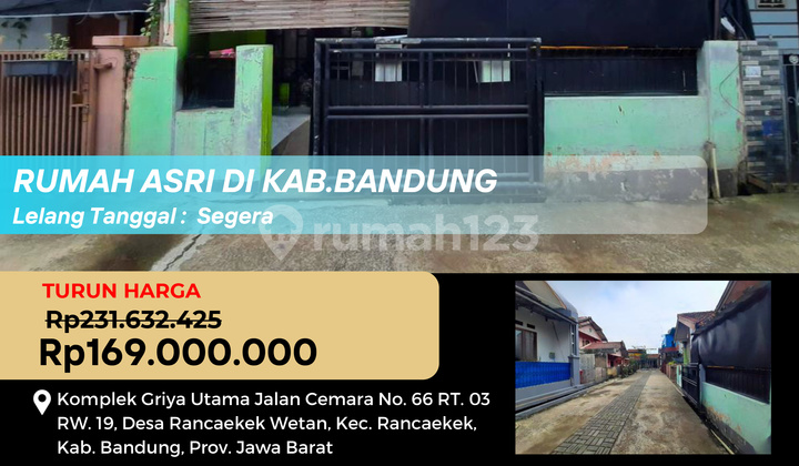 Rumah Asri di Kabupaten Bandung 1