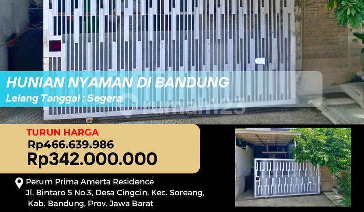 Rumah Nyaman di Soreang Kabupaten Bandung 1