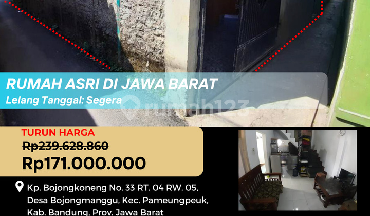 Rumah Asri di Kabupaten Bandung 1