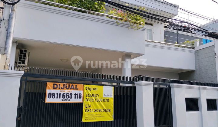 Rumah 2lt Di Jl Kemanggisan Pulo Palmerah Jakarta Barat