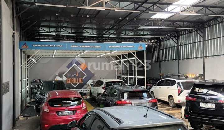 Warehouse Workshop Karawaci Tangerang Main Road Access Ready to Use