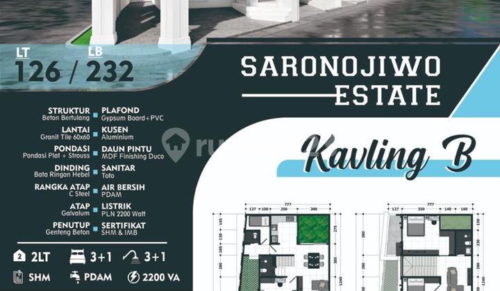 Rumah Mewah di Saronojiwo Panjang Jiwo Tenggilis Surabaya Rumah 2