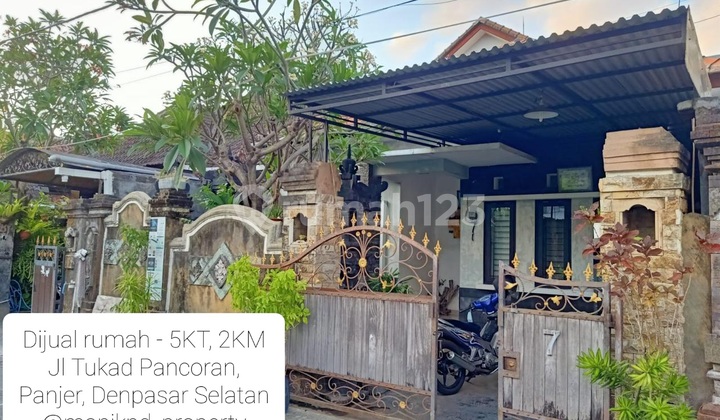 Dijual Rumah 5 Kamar, Jl Tukad Pancoran, Panjer, Denpasar Selatan