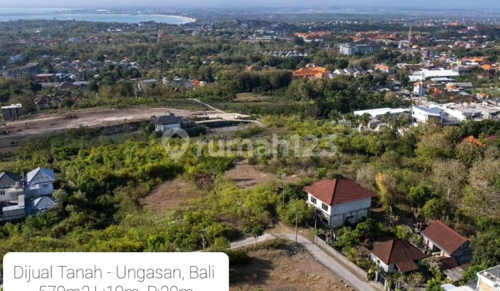 Tanah 5.75 Are, View Ke Airport, Jimbaran, Benoa, Gwk