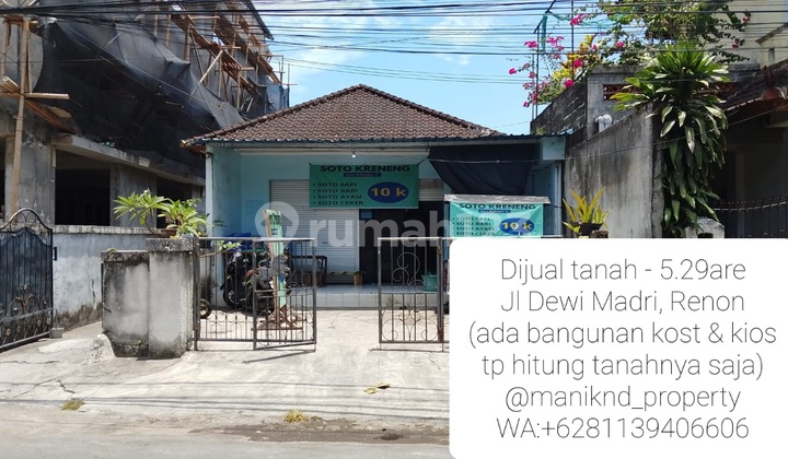 Dijual Tanah - 5.29 Are, Renon, Denpasar Dijual Tanah - 5.29 Are, Renon, Denpasar