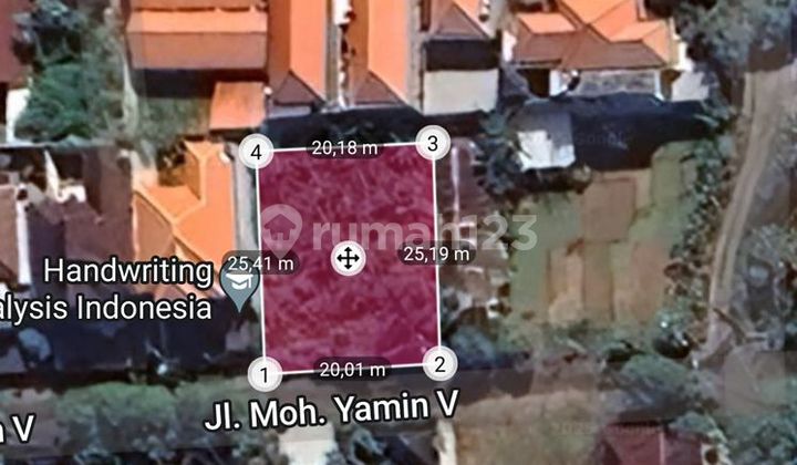 Dijual Tanah 5 Are Di Jl Moh Yamin, Renon, Denpasar Dijual Tanah 5 Are Di Jl Moh Yamin, Renon, Denpasar