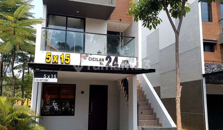 Disewakan Rumah Golf Island 5X15 3 Lantai Dekat Batavia Full Ac 2