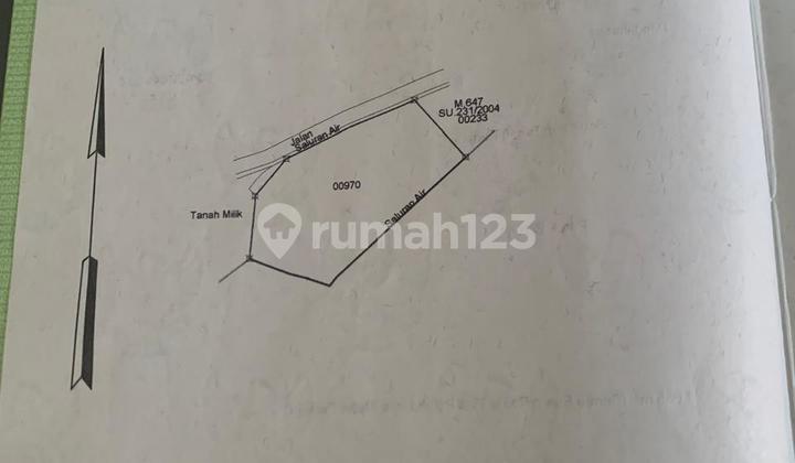 For Sale: Exclusive Land. Flat Terrain but Lower Than Road Level. Green Zone Spatial Planning Information. Affordable Price Due to Green Zone, for Yellow Zone ITR Market Price in the Area Has Reached 500 Million/100m². Hurry, Location is One of a Kind.