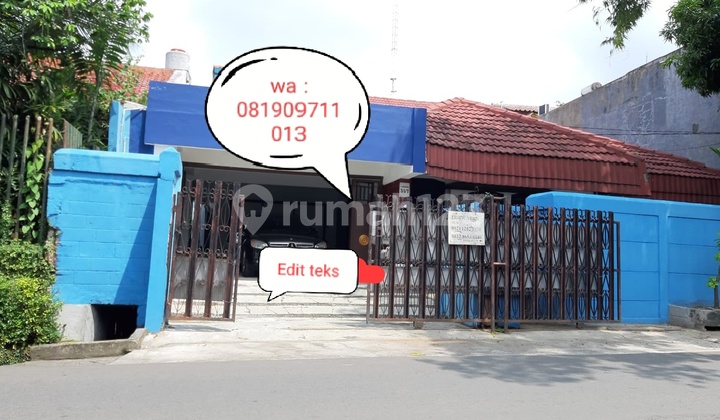 Rumah Akses Jalan Utama Lokasi Area Strategis Cocok Dapur Mbg dan Kurir