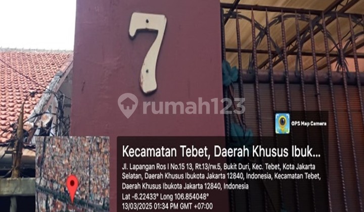 House Price Reduced, Freehold Title Land Area 523M2, Bukit Duri, Tebet, South Jakarta 2