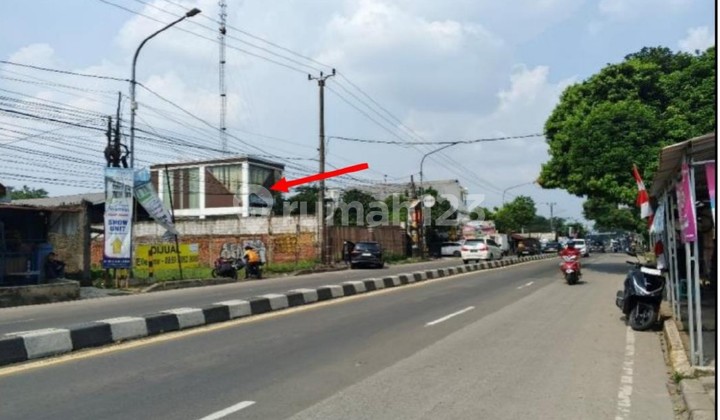 Gudang LT 530M2 Jl Raya Parung Bogor, Pondok Udik, Kemang, Bogor