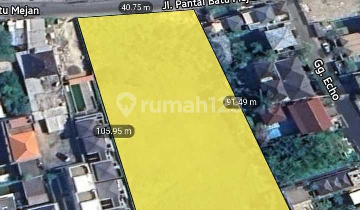 Forsale Land 45.25 Are In Main Road Batu Mejan Canggu Near Beach Pink Zona