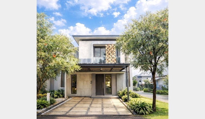 Rumah Unit Langka di Cluster Aure Mozia BSD, Tangerang Selatan