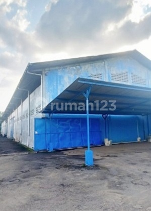 Pabrik siap pakai, tnh luas siap bangun msk kont. 40ft di Cikande. 20721