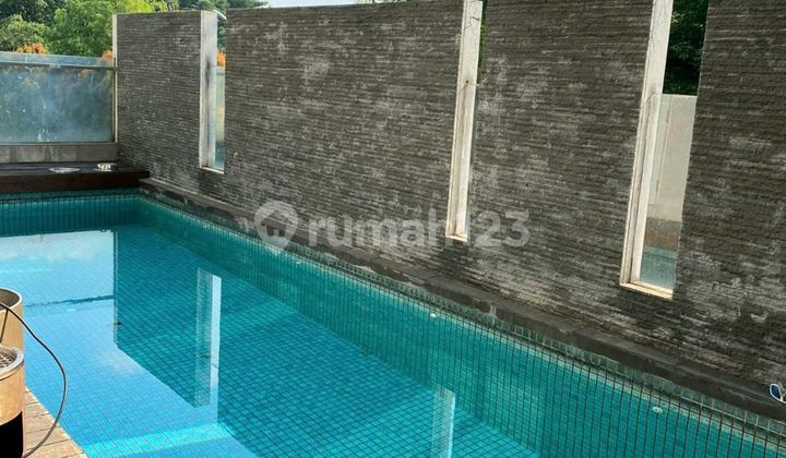 Turun Harga Rumah Mewah 3 Lantai Dengan Pool Dn Rooftop Dalam Komek Peremiun Di Cilandak Selangkah Ke Antasari Kemang Jakarta Selatan.