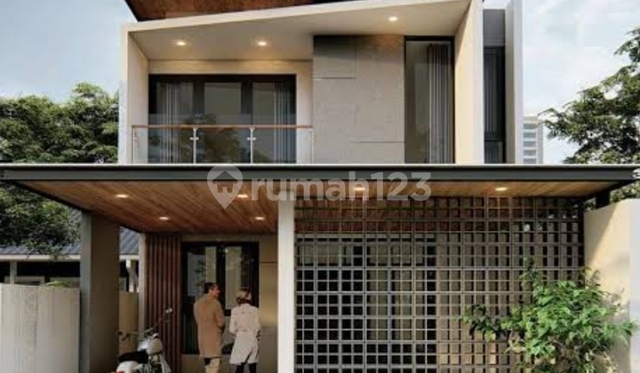 Rumah Baru Mewah Bangun Full Bata Merah Desain Minimalis Moderen Lokasi Strategis Duren Sawit Jakarta Timur ( Indent )