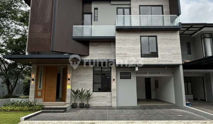 Rumah Hook PPJB dengan Rooftop dan Powder Room di BSD, Tangsel