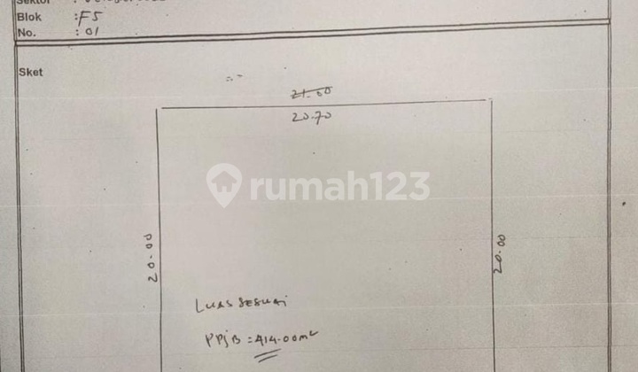 Dijual Kavling Siap Bangun SHM di Cluster Versailles BSD Tangerang