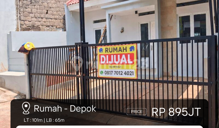 Rumah di Sawangan Depok dengan Sekolah, Mall dan Tol Sawangan
