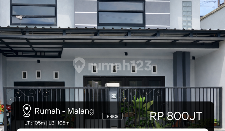 Rumah 2 Lantai Murah di Kepanjen Malang Dekat dengan Universitas