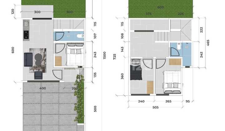 Rumah Baru di Komplek Perumahan Green View Tangerang Selatan Dekat dengan Akses Tol Bsd