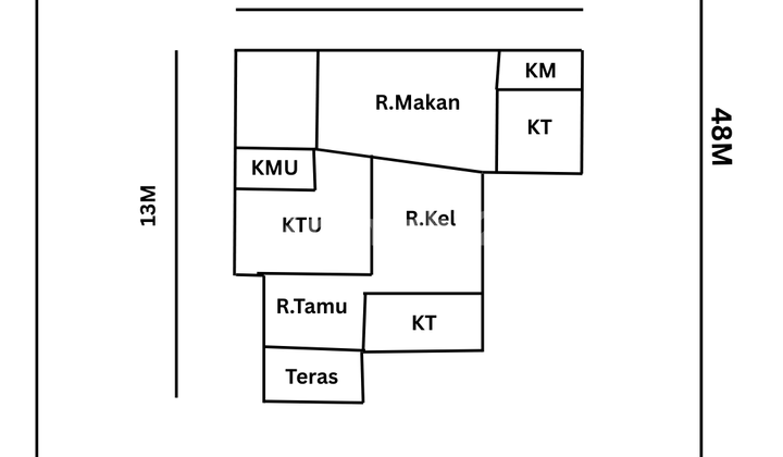 Rumah Tenang dan Nyaman Cocok untuk Masa Tua di Lampung Akses Masuk Mudah Menggunakan Mobil 2