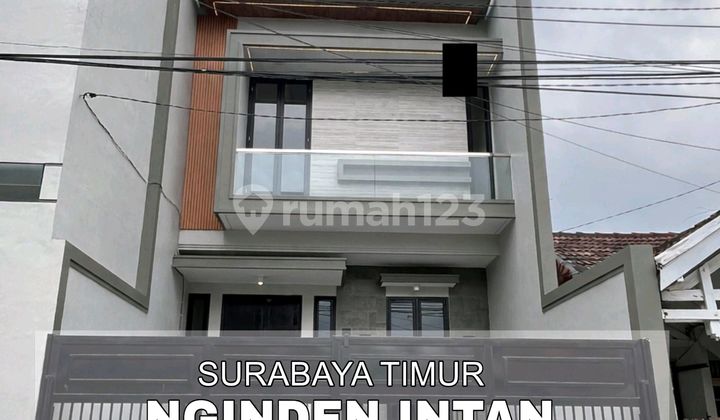 Rumah 2 Lantai Baru Paling Murah di Nginden Intan Surabaya Timur Dekat Raya Panjang Jiwo 1