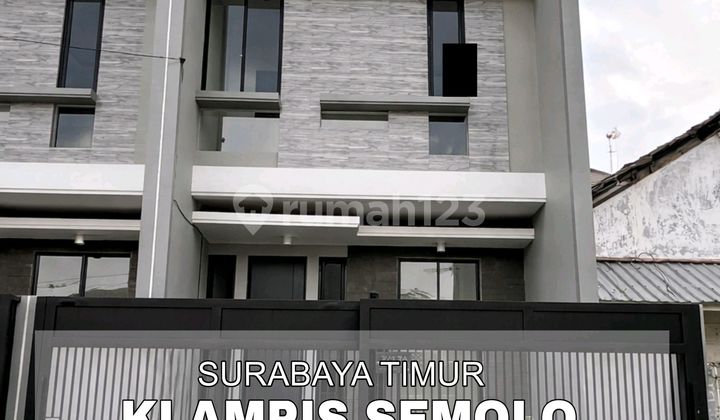 Rumah 2 Lantai Baru Gress di Klampis Semolo Dekat Raya Ir H Soekarno Surabaya 1