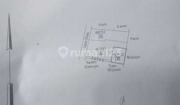 Tanah Pekarangan di Nglondo Waru Sukoharjo Harga Nego Dekat Pusat Kota