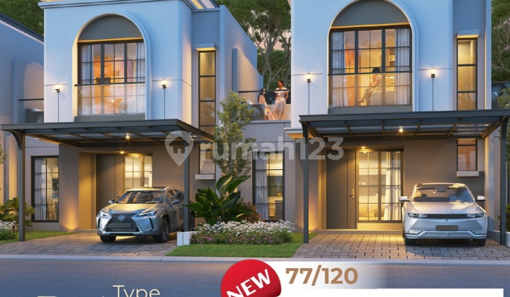 Rumah Exclusif 2 Lantai Di Kawasan Citraland Bsb Smg, Promo Potongan Ppn 11%, Kpr Dp 5%, Lokasi Strategis, Keamanan 24 Jam. 2