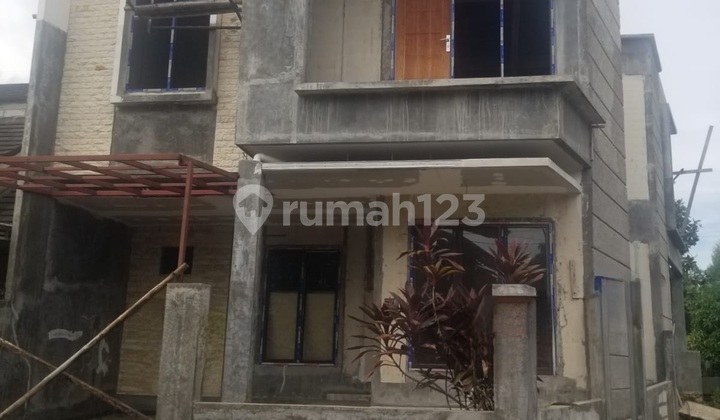 Rumah Hoek Belum Finishing di Cluster Barleria Medang - SHM