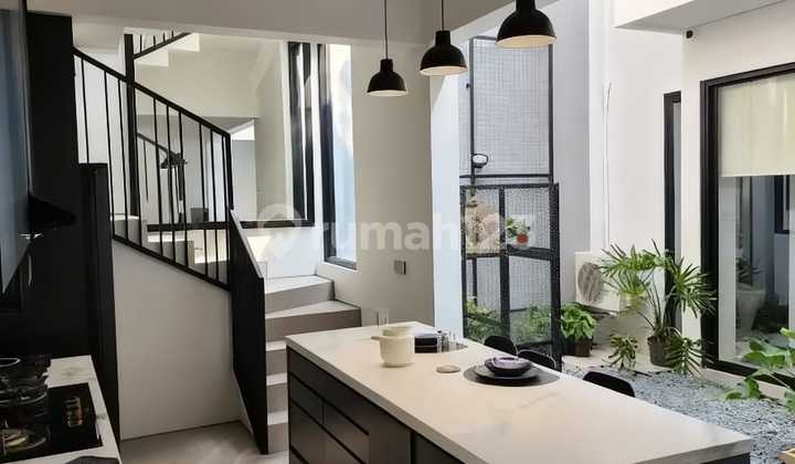 Nice Tropical Semi-Furnished House in Cilandak Pondok Labu with Modern Architect Design Nice Tropical Semi-Furnished House in Cilandak Pondok Labu with Modern Architect Design