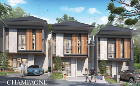 For Sale Brand New House Champagne Type Citra Sentul Raya 2