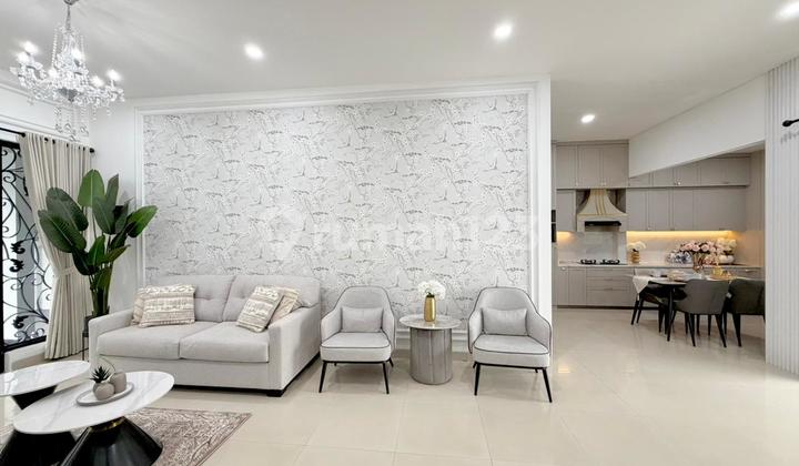 Rumah Bagus Full Furnished Furniture Baru, sudah SHM, di BSD Puspita Loka, Tangerang