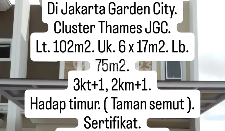 Luxurious, New, and Affordable House for Sale in Jakarta Garden City