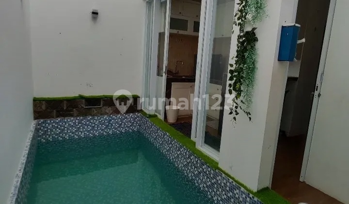 Turun Harga! Dijual Rumah Cantik Furnished Ada Kolam Renang Di Rawamangun Jakarta Timur