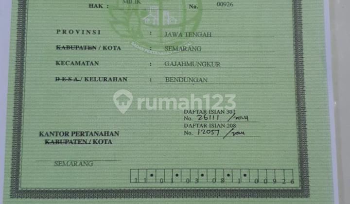 Bebas Banjir, Tanah, SHM,