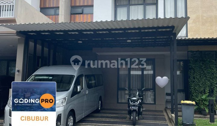 For Sale Fast Beautiful Semi-Furnished House in New Cluster, Kota Wisata Cibubur