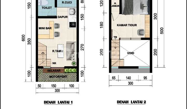 DIJUAL RUMAH MINIMALIS LOKASI GUNUNG ANYAR, SURABAYA 2