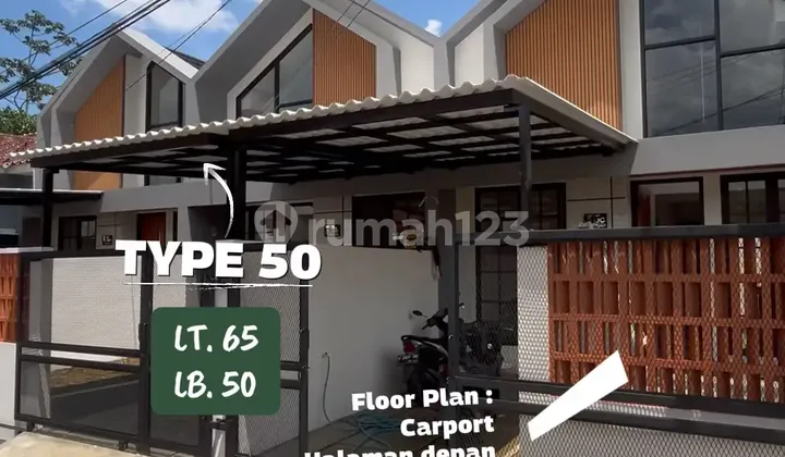 Rumah Mezanine Baru SHM Sindangbarang Free Biaya Rumah Mezanine Baru SHM Sindangbarang Free Biaya