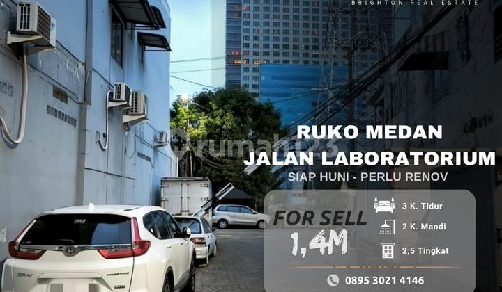 Ruko Jalan Laboratorium - Siap Huni - Perlu Renov