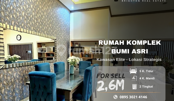 Rumah Komplek Bumi Asri - Kawasan Elite Medan
