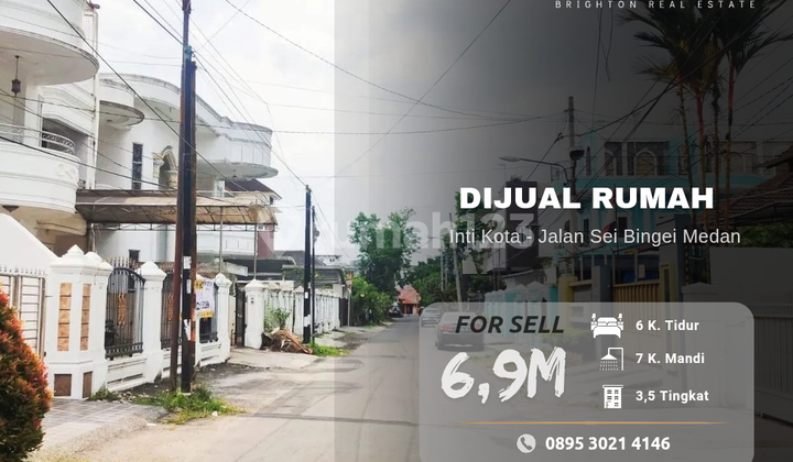 Dijual Rumah Inti Kota - Sei Bingei Medan