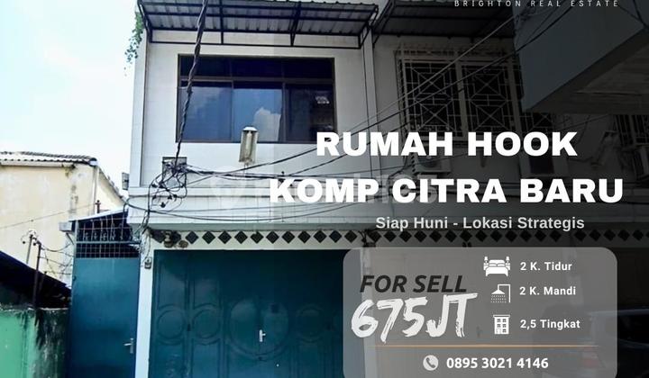 Rumah Hook Komplek Citra Baru - Siap Huni - Lokasi Strategis